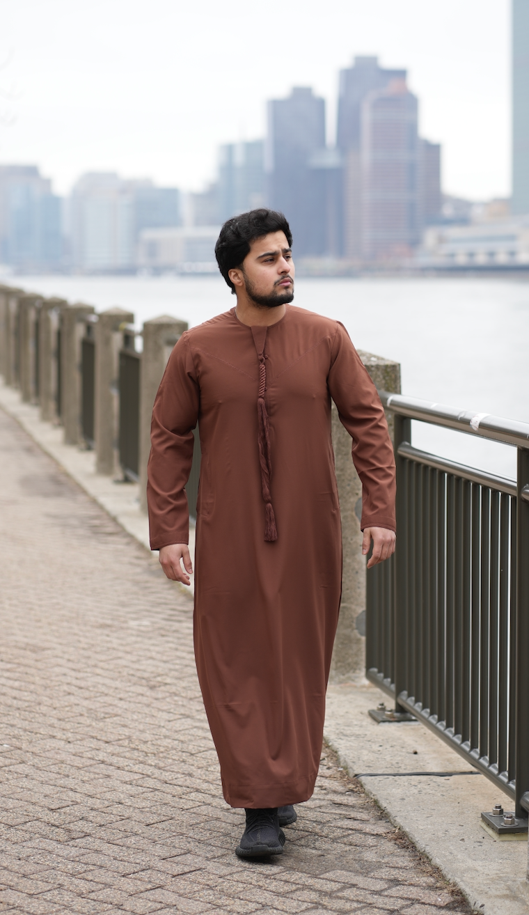 Iron Brown Emirati Thobe