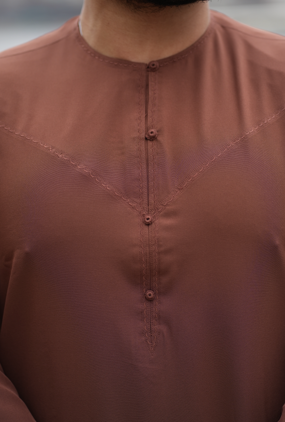 Iron Brown Emirati Thobe